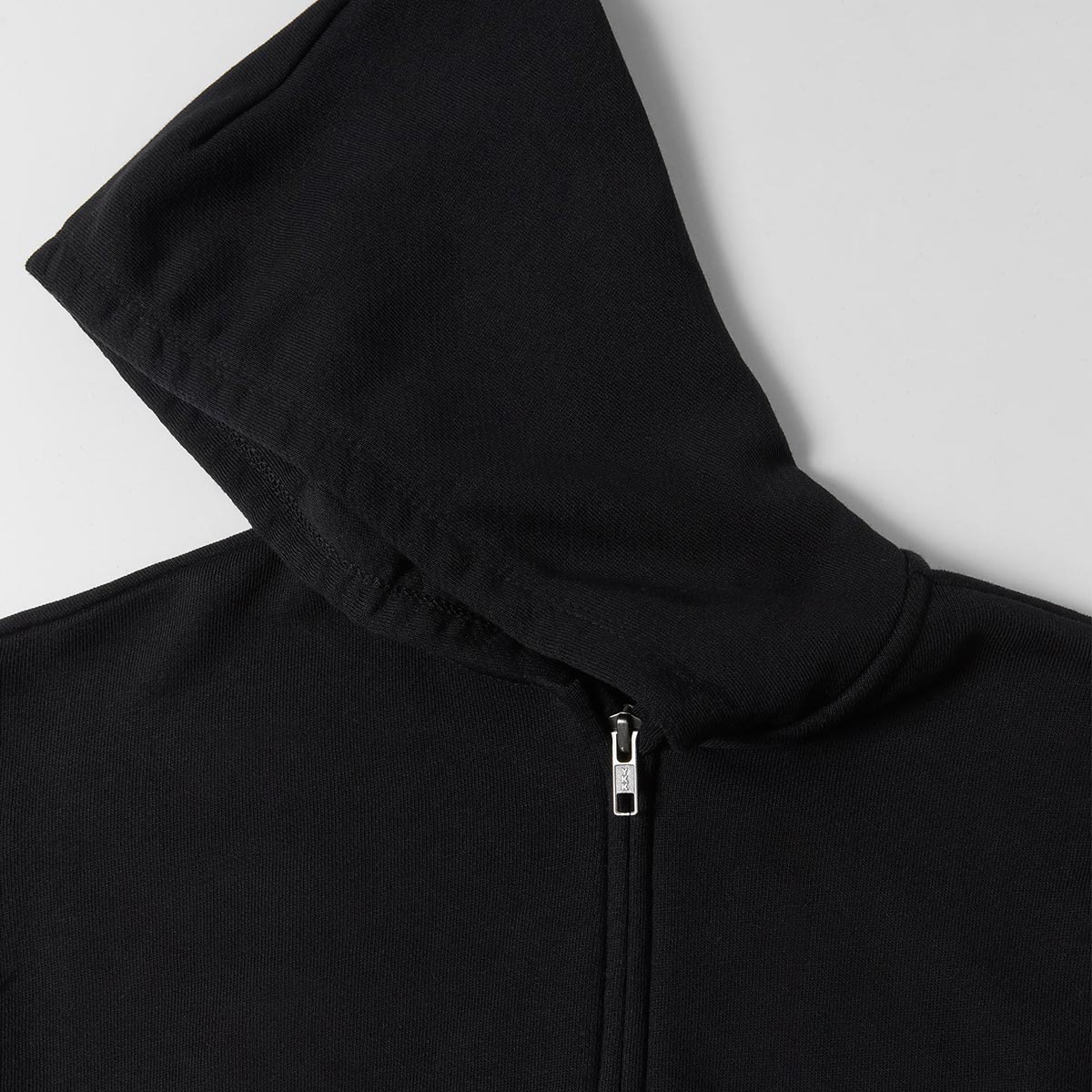 Unisex Black Zip up Hoodie