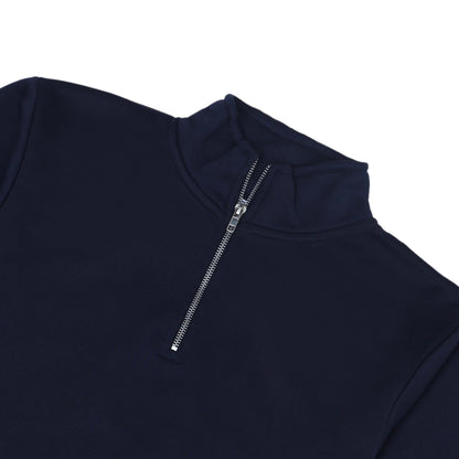 Blue Mock neck Zipper with Trouser