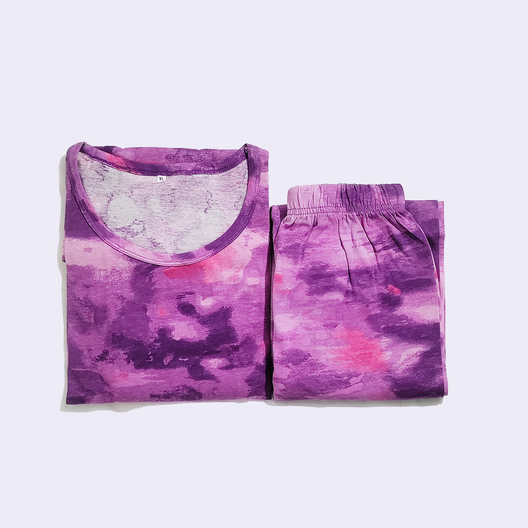 Purple Tie And Dye