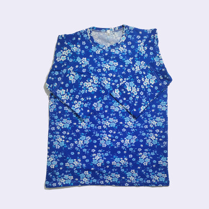 Blue White Floral