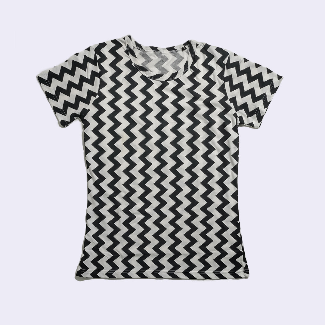 Black And White Zig Zag