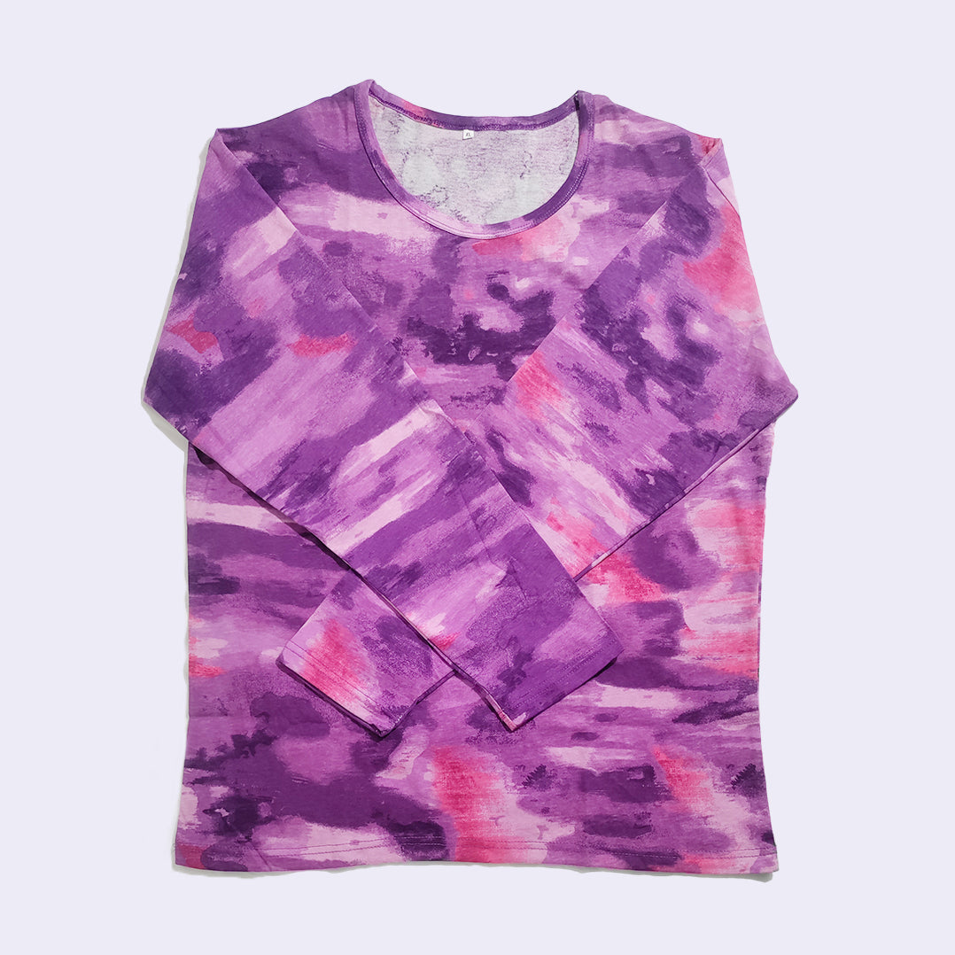 Purple Tie And Dye