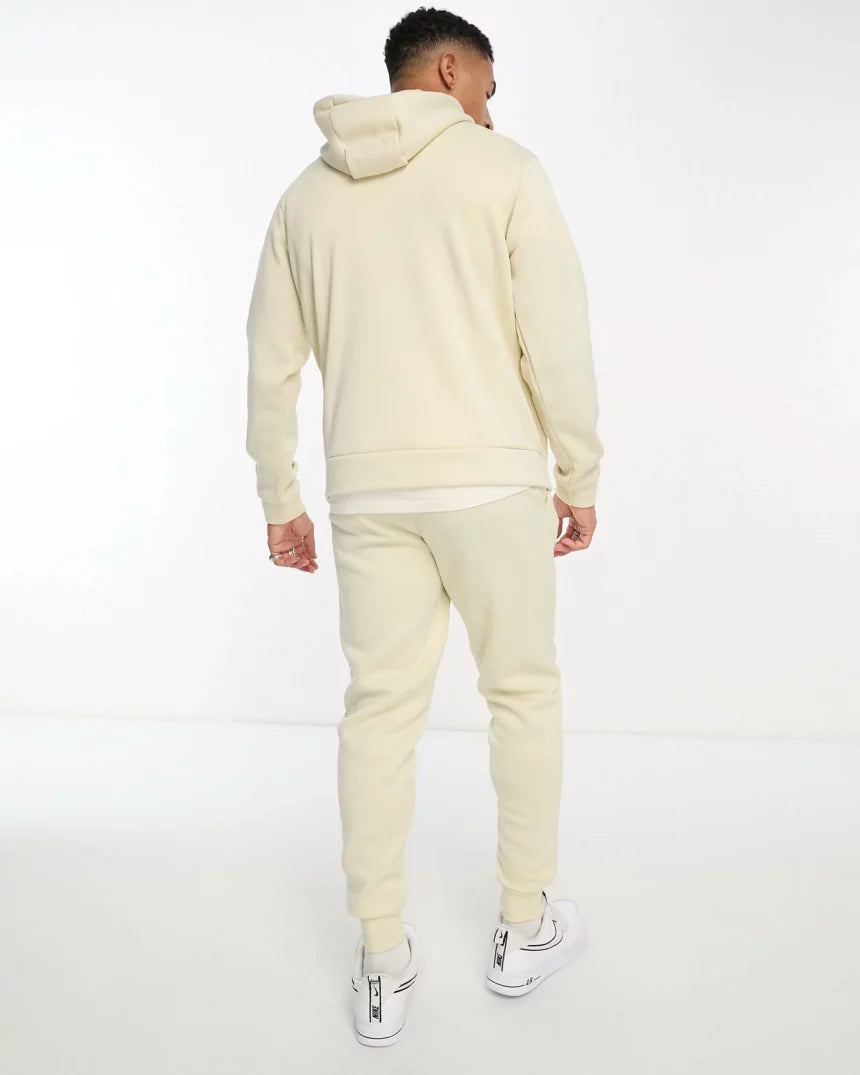 Beige Hoodie with Trouser