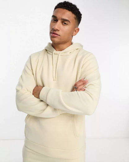 Beige Hoodie with Trouser